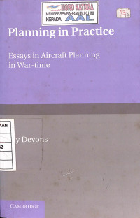 Image of Planning in Practice : Essays in Aircraft Planning in War-time