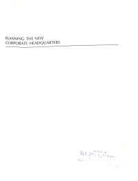 Image of Planning The New Corporate Headquarters