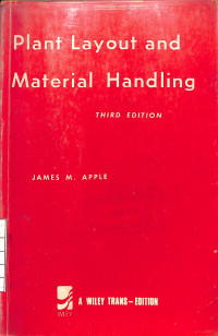Image of Plant Layout and Material Handling - Third Edition