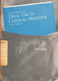 Image of Pocket Manual of Drug Use In Clinical Medicine - Third Edition