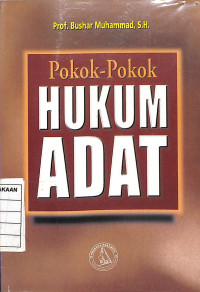 Image of Pokok - Pokok Hukum Adat