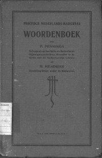 Image of Practisch Nederlands-Madurees Woordenboek van P. Penninga