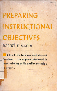 Image of Preparing Instructional Objectives