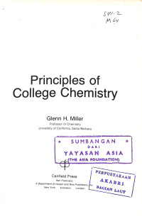 Image of Principles of College Chemistry