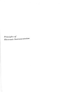 Image of Principles of Electronic Instrumentation
