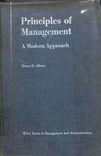 Image of Principles of Management A Modern Approach