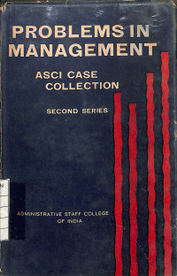 Image of Problems in Management ASCI CASE Collection - Second Series