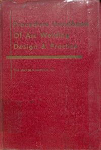 Image of Procedure Handbook of Arc Welding Design and Practice