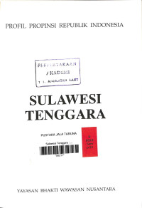 Image of Profil Propinsi Republik Indonesia Sulawesi Tenggara