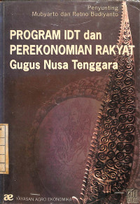 Image of Program IDT dan Perekonomian Rakyat Gugus Nusa Tenggara