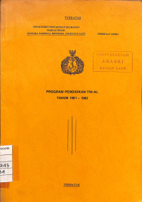 Image of Program Pendidikan TNI AL Tahun 1981-1982