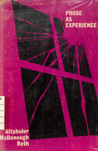 Image of Prose As Experience