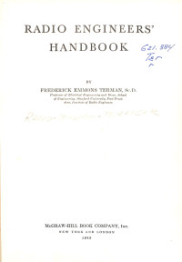 Image of Radio Engineers' Handbook