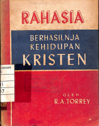 Image of Rahasia Berhasilnja Kehidupan Kristen