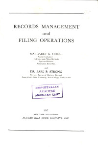 Image of Records Management and Filing Operations
