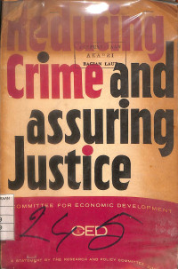 Image of Reducing Crime and Assuring Justice