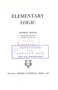 Image of Elementary Logic