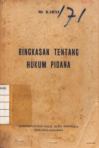Image of Ringkasan Tentang Hukum Pidana