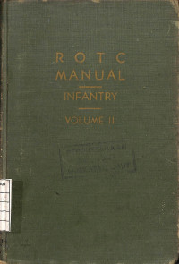 Image of ROTC Manual Infantry Volume II
