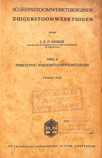 Image of Scheepsstoomwerktuigkunde Zuigerstoomwerktuigen - Tweede Druk