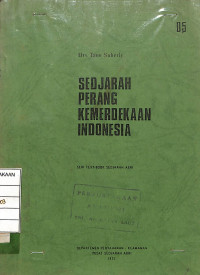 Image of Sedjarah Perang Kemerdekaan Indonesia