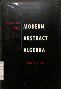 Image of Selections from Modern Abstract Algebra