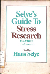Image of Selye's Guide To Stress Research - Volume 3
