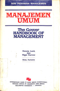 Image of Seri Pedoman Manajemen, Manajemen Umum