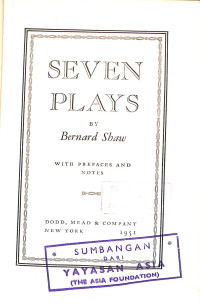 Image of Seven Plays