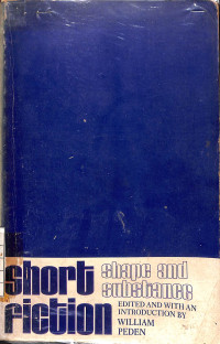 Image of Short Fiction Shape and Substance