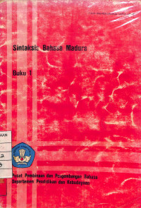 Image of Sintaksis Bahasa Madura - Buku 1