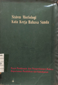Image of Sistem Morfologi Kata Kerja Bahasa Sunda