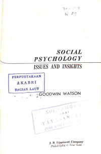 Image of Social Psychology Issues and Insights