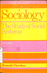 Image of Sociology : The Study of Social Systems - Volume 2