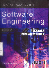 Image of Software Engineering : Rekayasa Perangkat Lunas - Edisi 6 Jilid 1