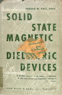 Image of Solid State Magnetic Dielectric Devices