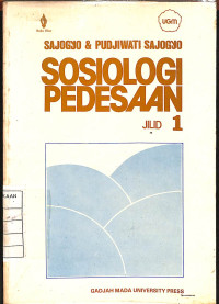 Image of Sosiologi Pedesaan - Jilid 1