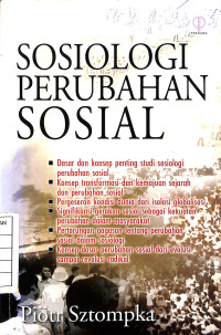 Image of Sosiologi Perubahan Sosial