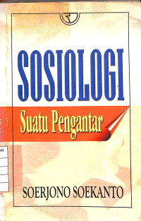 Image of Sosiologi : Suatu Pengantar