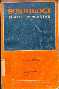 Image of Sosiologi : Suatu Pengantar - Cetakan keempat