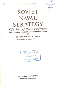 Image of Soviet Naval Strategy, Fifty Years of Theory and Practice