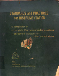 Image of Standards and Practices for Instrumentation