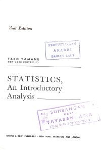 Image of Statistics : An Introductory Analysis - 2nd Edition