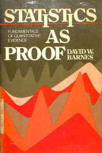 Image of Statistics As Proof : Fundamentals of Quantitative Evidence