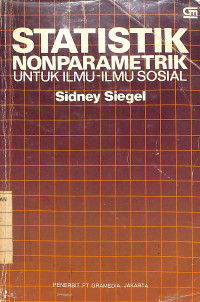 Image of Statistik Nonparametrik : Untuk Ilmu-Ilmu Sosial