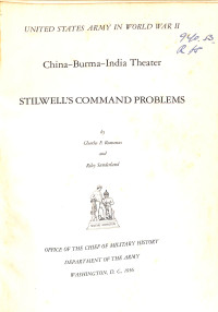 Image of Stilwell's Command Problems
