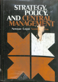 Image of Strategy, Policy, And Central Management