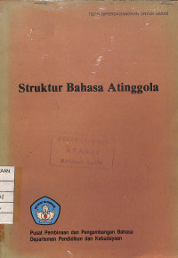 Image of Struktur Bahasa Atinggola