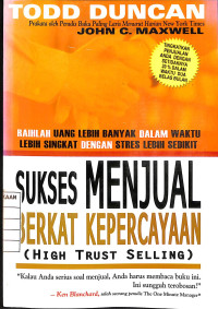 Image of Sukses Menjual Berkat Kepercayaan