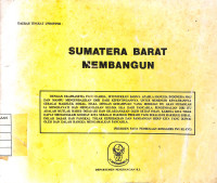 Image of Sumatera Barat Membangun